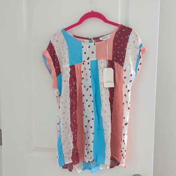 Brand new Emily Wonder colorful shirt - Picture 1 of 1